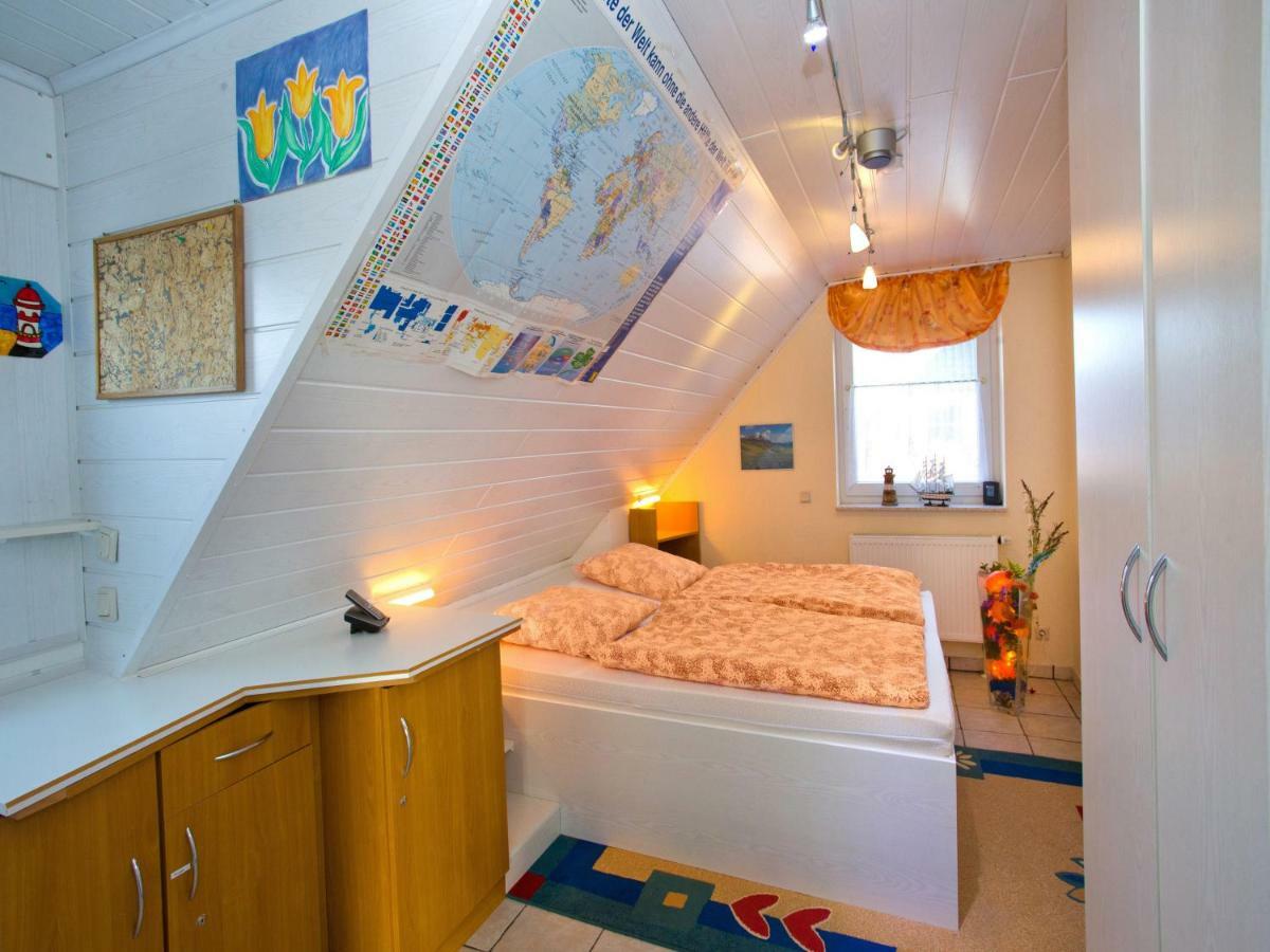Fewo Weltenbummler Apartment โดรุม ภายนอก รูปภาพ